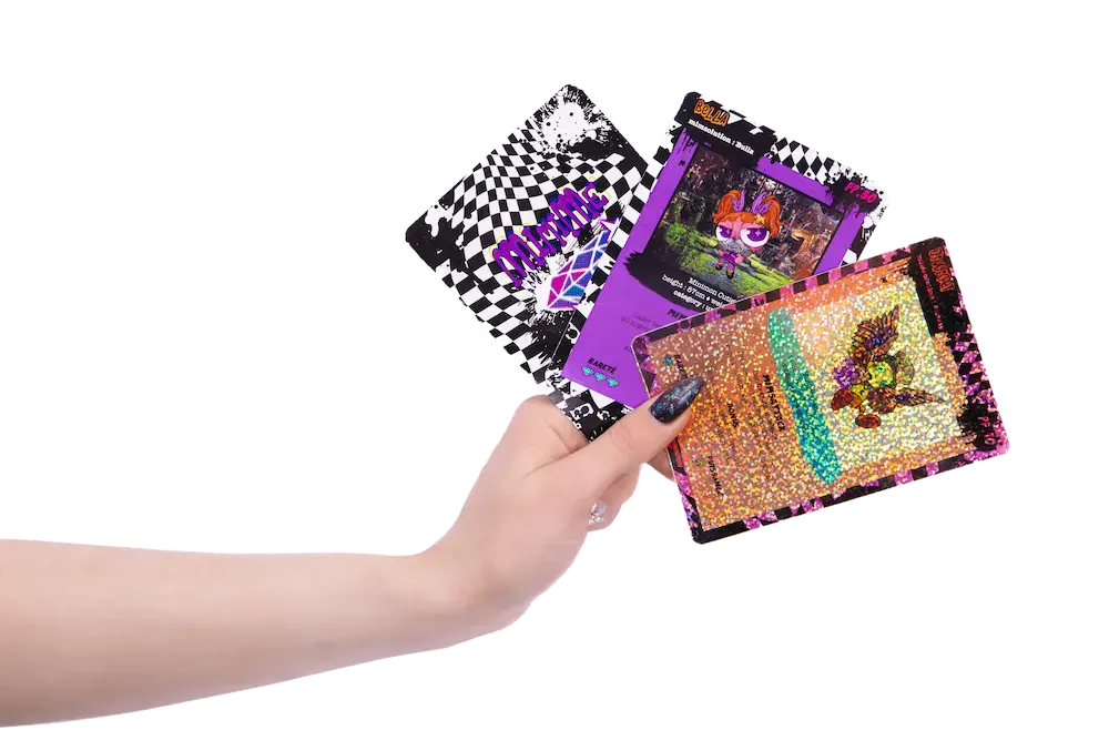 Minimons cards mockup