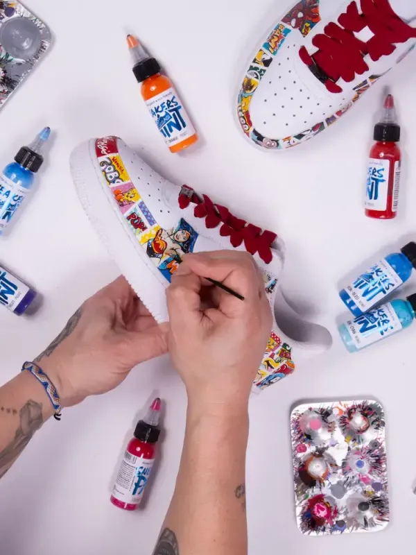 Workshop sneakers cover